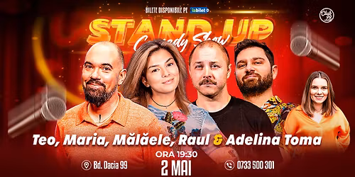 Teo, Maria Popovici, M\u0103l\u0103ele, Raul Gheba - Adelina Toma | Stand Up Comedy @Club99