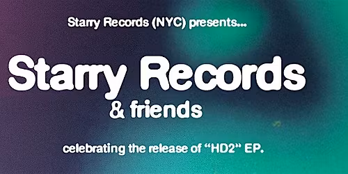 Starry Records (NYC): HONEY B b2b nextdimensional + friends