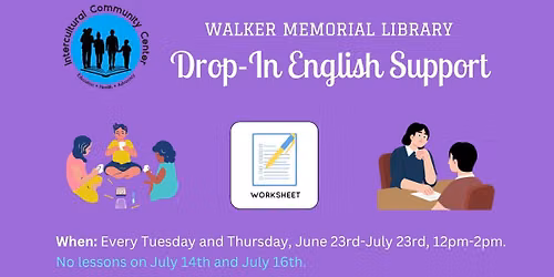Drop-In English Support from the ICC