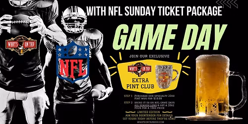 Sunday NFL Ticket GAME DAY!