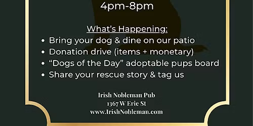 Dine for a Cause to Benefit PAWS Chicago