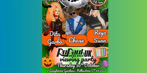 RuPauls Drag Race UK Viewing party Episode 6 Halloween Special!