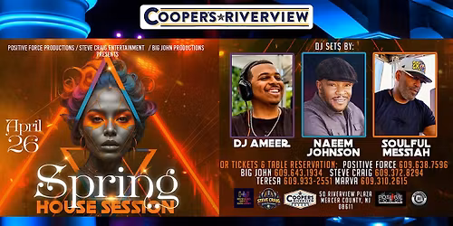 SPRING HOUSE  SESSION AT COOPER'S RIVERVIEW