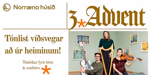 3. \u00ed a\u00f0ventu: T\u00f3nleikar fyrir b\u00f6rn & sm\u00e1b\u00f6rn\/ Music from the world!