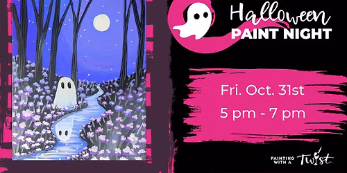 Halloween Paint Event Mt Pleasant - Ghost in the Glade