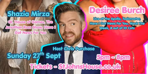 The Comedy Show at St John's House, Lichfield