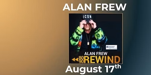 Alan Frew - 80's & 90's Rewind Live
