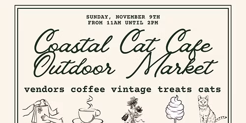 Coastal Cat Cafe Outdoor Market