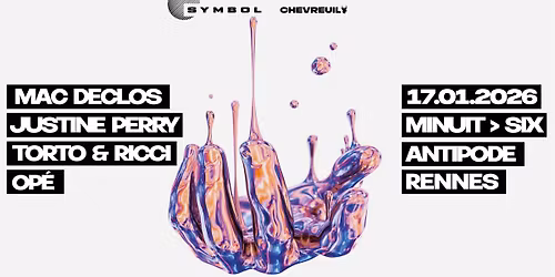 Chevreuil x Symbol : w\/ Mac Declos, Justine Perry, Torto & Ricci, Op\u00e9