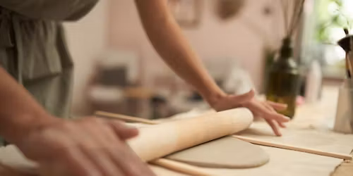 Pottery clock or wall decoration beginners' workshop