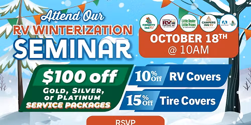 RV Winterization Seminar