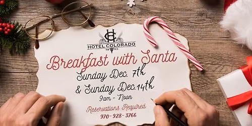 Breakfast With Santa Dec 7