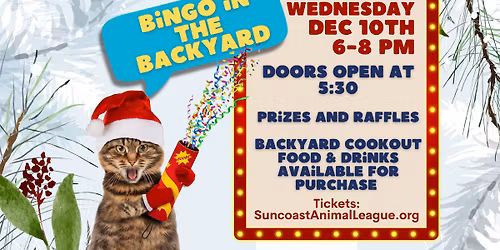 Dec 10th - Bingo in the Backyard