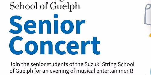 Suzuki String School of Guelph Spring Concert