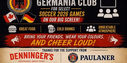 \u26bd\ufe0f Soccer 2026 Opener Watch Party! \ud83c\udde8\ud83c\udde6