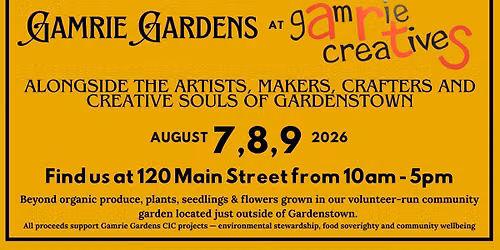 Gamrie Gardens at Gamrie Creatives 2026