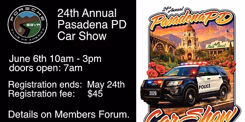 Pasadena PD Car Show 