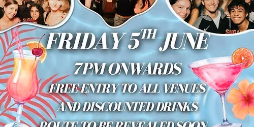 YORK\u2019S OFFICIAL SUMMER SENDOFF BAR CRAWL \ud83c\udf79\ud83c\udf34