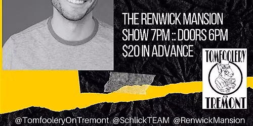 Tomfoolery On Tremont Comedy \/\/ RYAN O'FLANAGAN \/\/ March 22