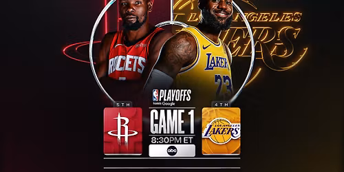 NBA Western Conference First Round: Los Angeles Lakers vs. Houston Rockets - Home Game 3  Series Game 5 (Date: TBD - If Necessary)