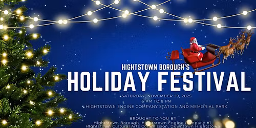 Holiday Cheer in Hightstown – Santa Visit & Tree Lighting Celebration!