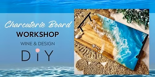 Ocean Wave Resin Pour Serving Tray