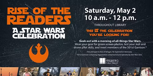 Rise of the Readers: A Star Wars Celebration (all ages)