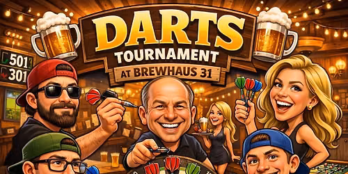 STEEL TIP DARTS Tournament (CASH PRIZES)