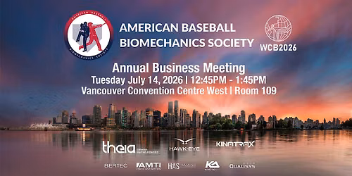 American Baseball Biomechanics Society Business Meeting