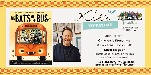 Storytime with Scott Magoon - Illustrator of The Bats on the Bus