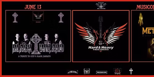 METAL HEART + BLACK WIZARD | ACCEPT TRIBUTE & OZZY OSBOURNE TRIBUTE | MUSICON, DEN HAAG