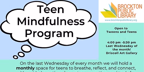 Teen Mindfulness Workshop 