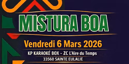 "MISTURA BOA" Kizomba-Zouk-Kompa