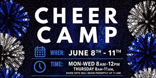 Summer Cheer Camp at Elevate Elite! Ages 5 to 13