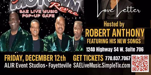 Motown Lunchtime 12 Noon Matinee Show ft. Tony Howard & The Motown Revue Groups Welcome!