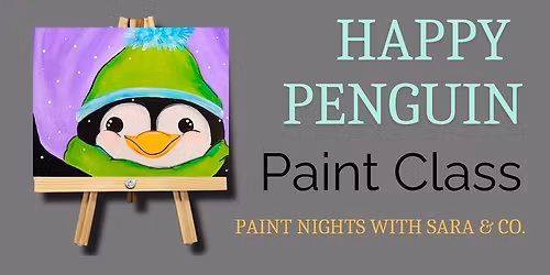 Happy Penguin Paint Class