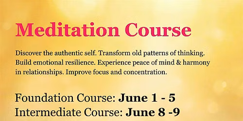 Meditation Course