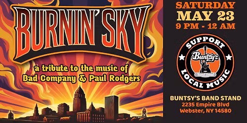 BURNIN\u2019 SKY at Buntsy\u2019s Band Stand