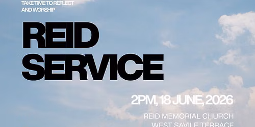 Reid Afternoon Service