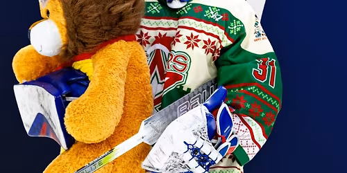 Teddy Bear Toss w\/ Lincoln Stars vs Dubuque Fighting Saints