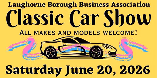 2026 Langhorne Borough Classic Car Show