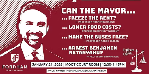 FACULTY PANEL: THE MAMDANI AGENDA AND THE LAW