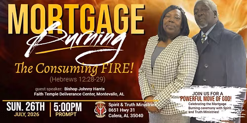 The Consuming Fire! - Mortgage Burning Celebration
