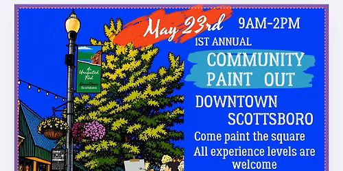 Paint North Alabama's Community Paint Around the Square