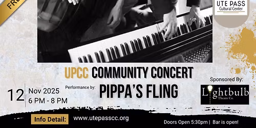 Community Concert at UPCC - Pippa's Fling