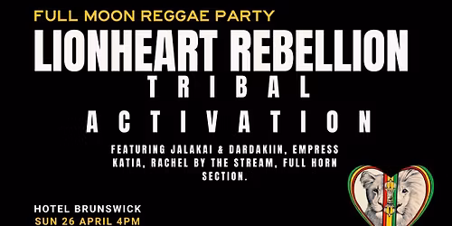 FULL MOON REGGAE ft. Lionheart Rebellion | Hotel Brunswick
