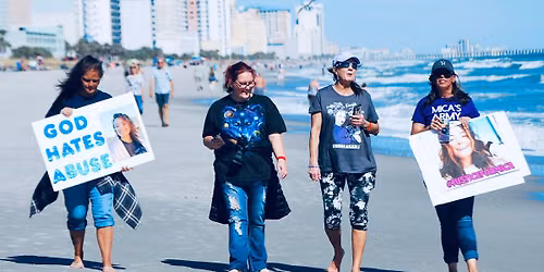 3rd annual domestic violence awareness beach walk \ud83d\udc9c