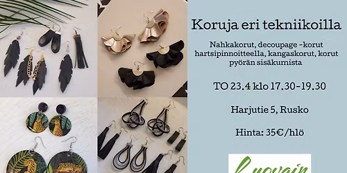 Koruja eri tekniikoilla