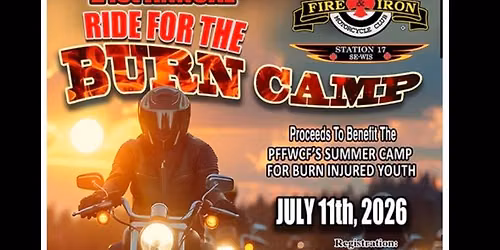 Fire & Iron Station 17\u2019s 21st Annual Ride For Burn Camp