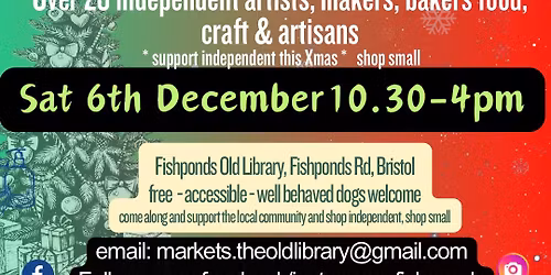 Xmas community market in the pond!